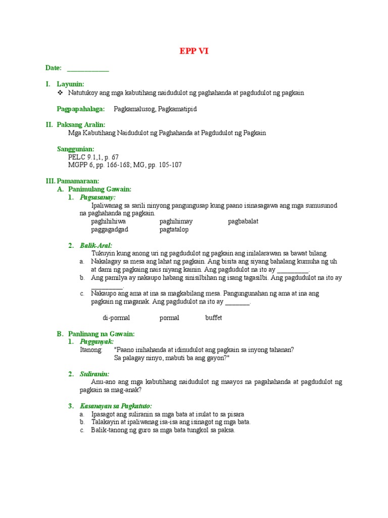 EPP 6 4th Rating | PDF
