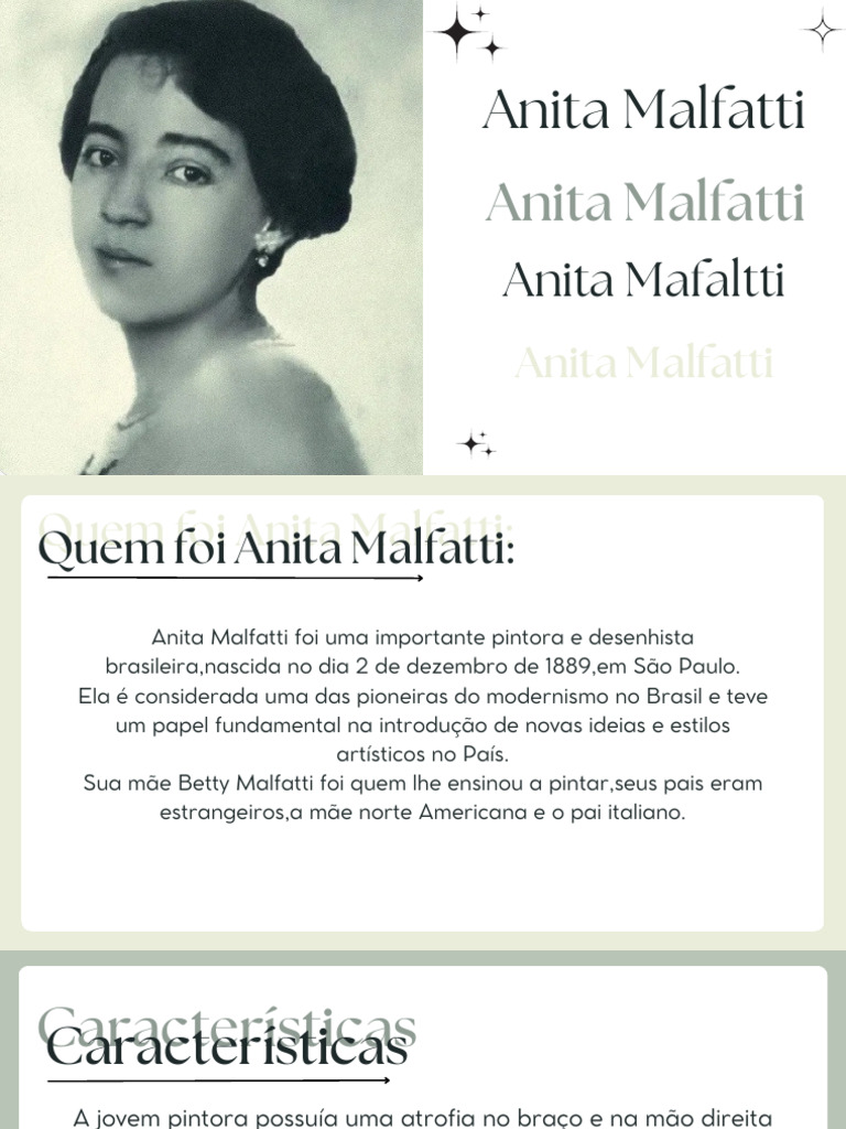 Biografia de Anita Malfatti | PDF | As artes