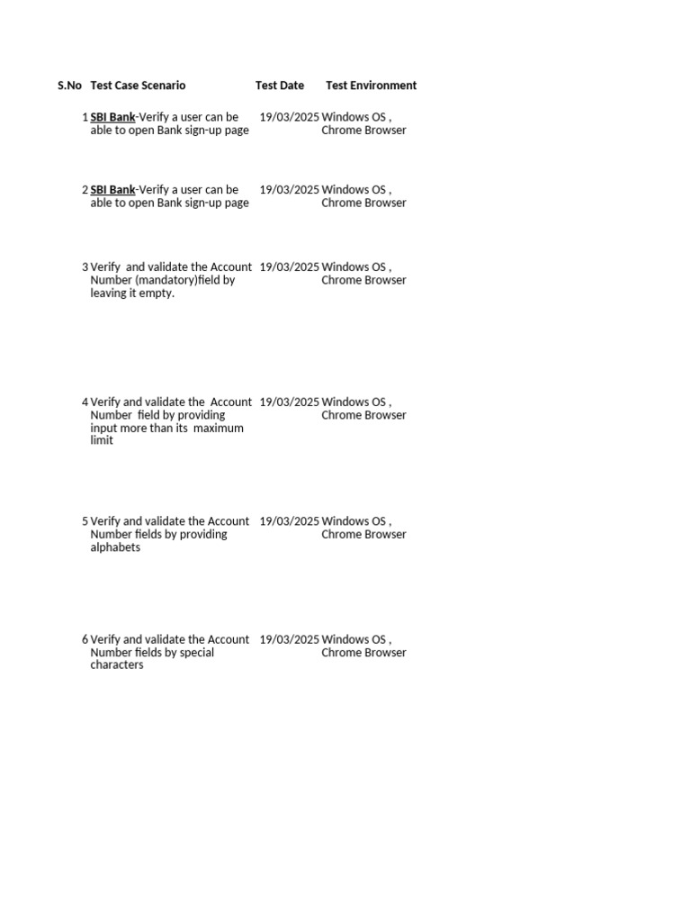 CIF Number Validation Test Cases | PDF | System Software | Computing