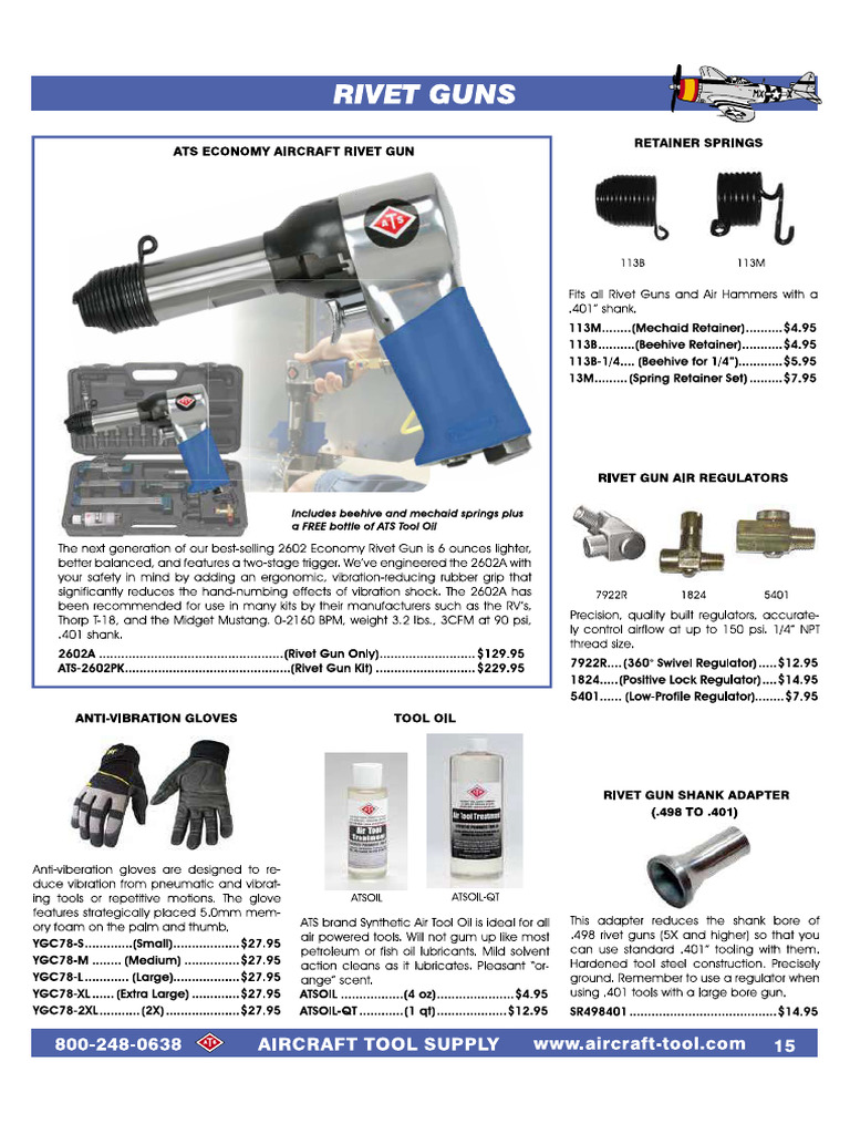 Rivet Guns - Rg-2602a | PDF