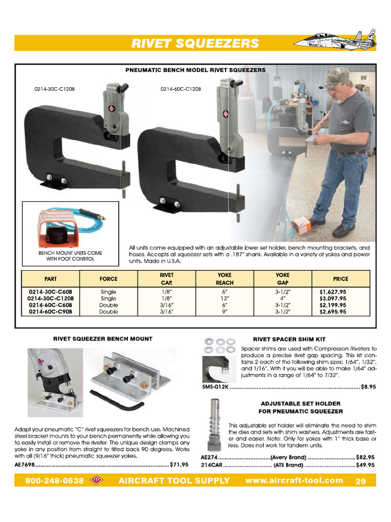 Rivet Squeezers | PDF
