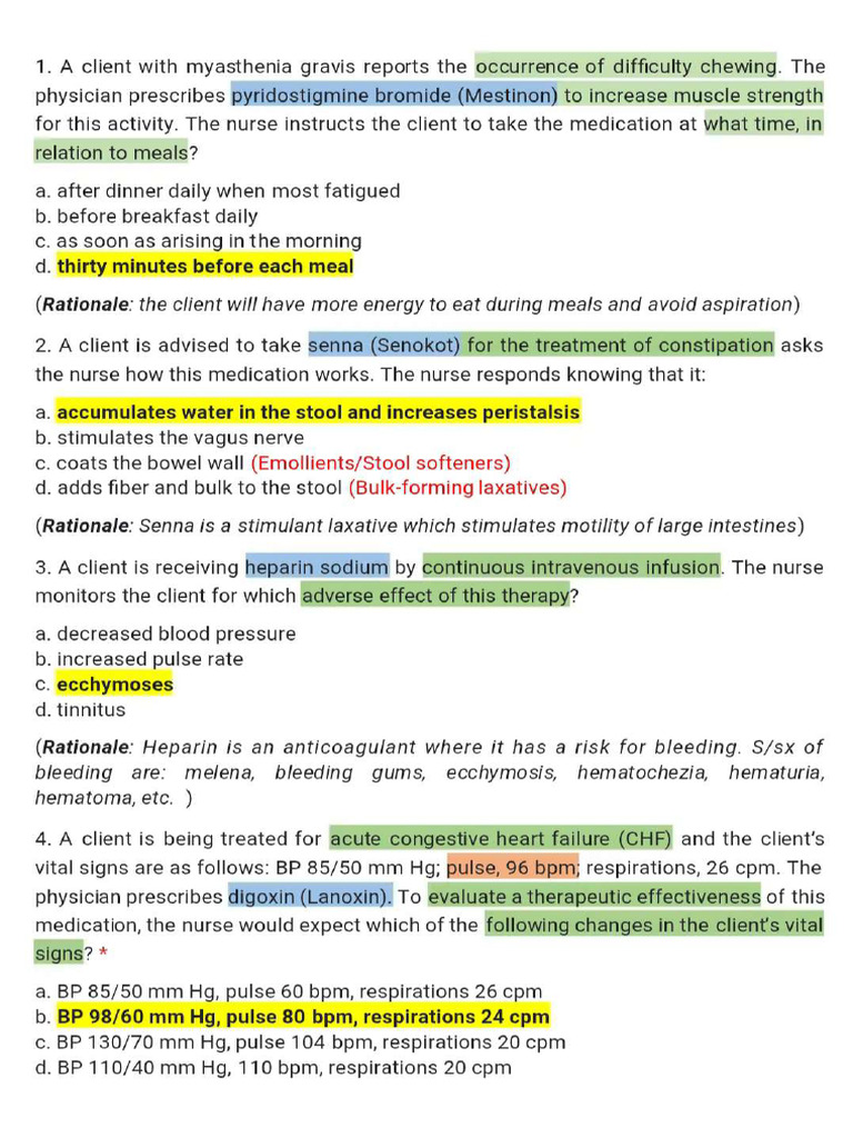 PHARMA 100questions | PDF