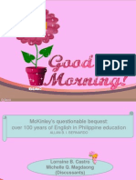 Over 100 Years of English in Philippine Education