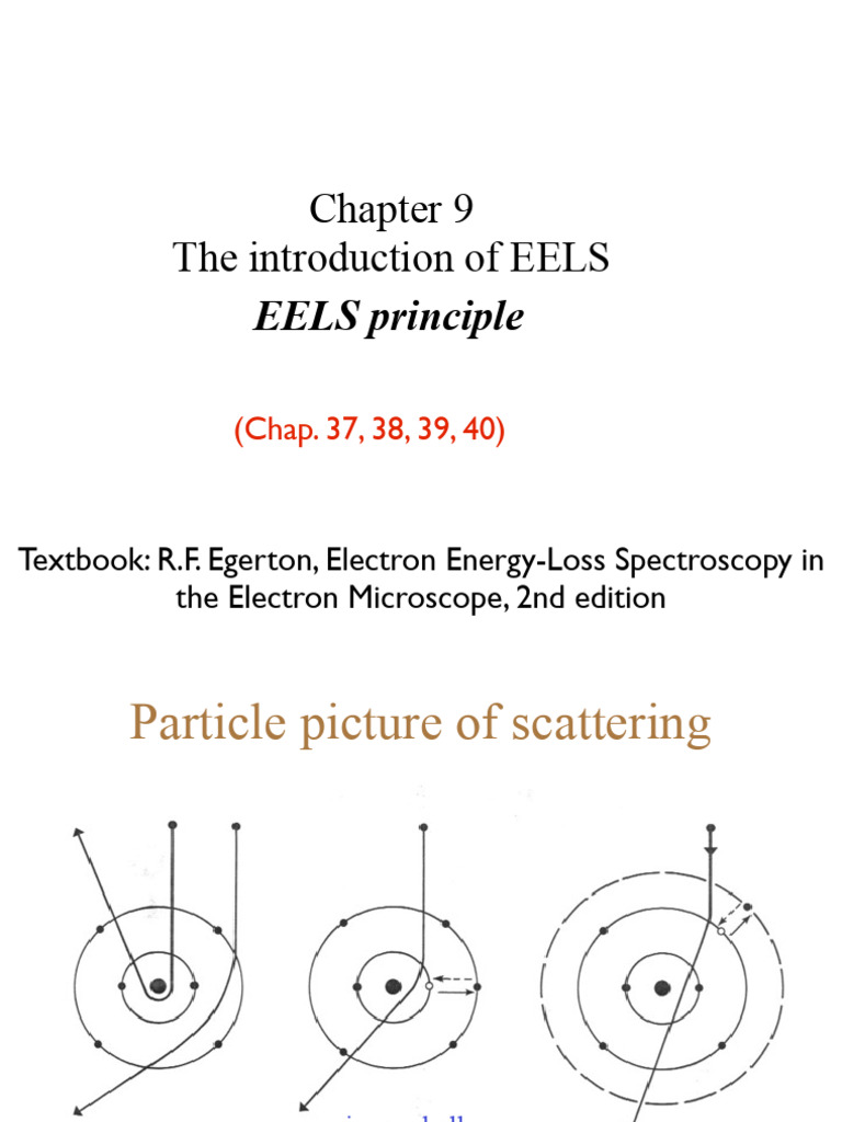 Understanding Electron Energy-Loss Spectroscopy | PDF | Energy ...