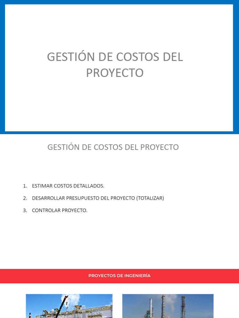Gestión de Costos en Proyectos EVM | PDF | Presupuesto | Gestión de ...