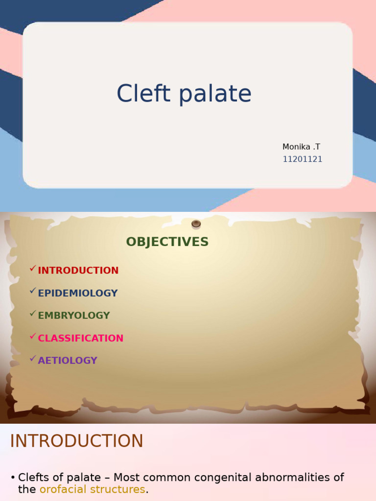Cleft Palate | PDF | Diseases And Disorders | Medical Specialties