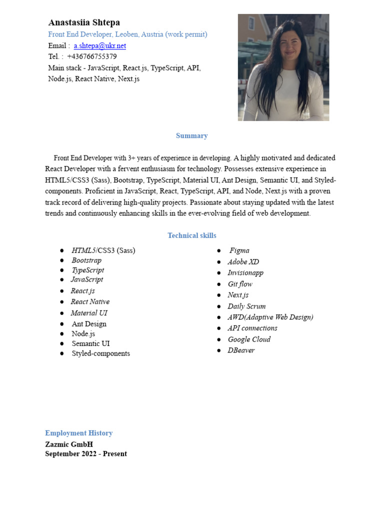 V A.shtepa Frontend Dev | PDF | Software Testing | Java Script