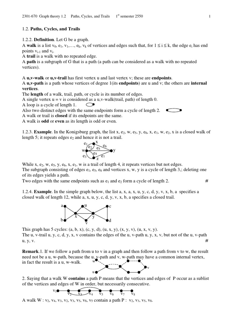 1.2 Graph Theory | PDF