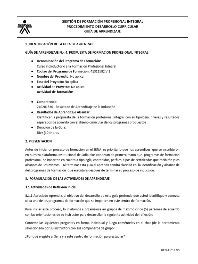 Copia de GFPI-F-019 - Formato - Guia - de - Aprendizaje Induccion RAP 4 ...