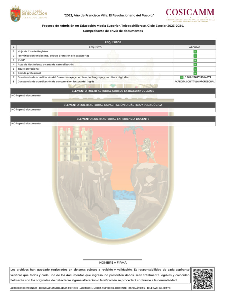 Requisitos Admisión Telebachillerato 2023 | PDF
