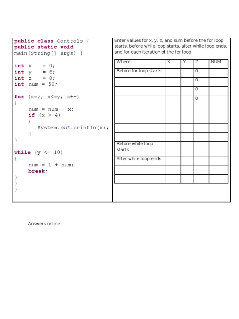 Java Control Structures and Flowchart Issues | PDF