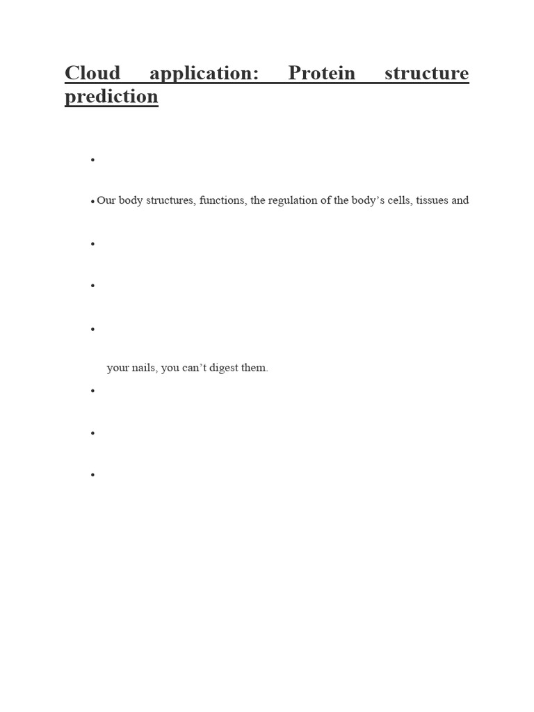 Cloud-Based Protein Structure Prediction | PDF | Proteins | Cloud Computing