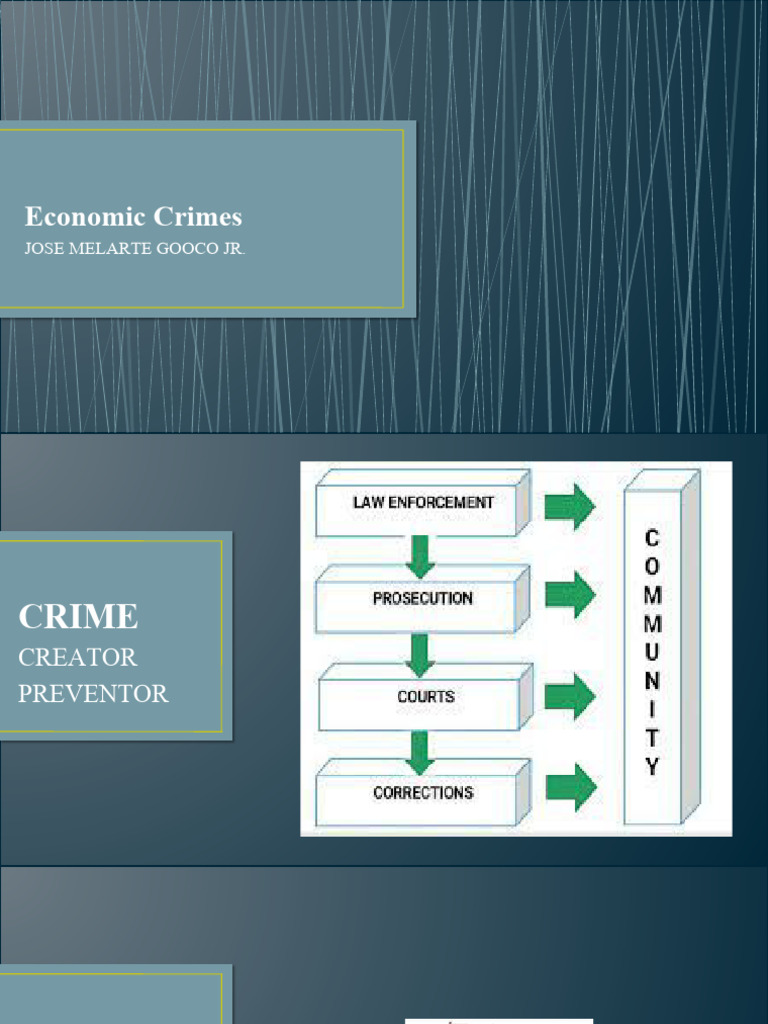 Overview of Economic Crimes Analysis | PDF