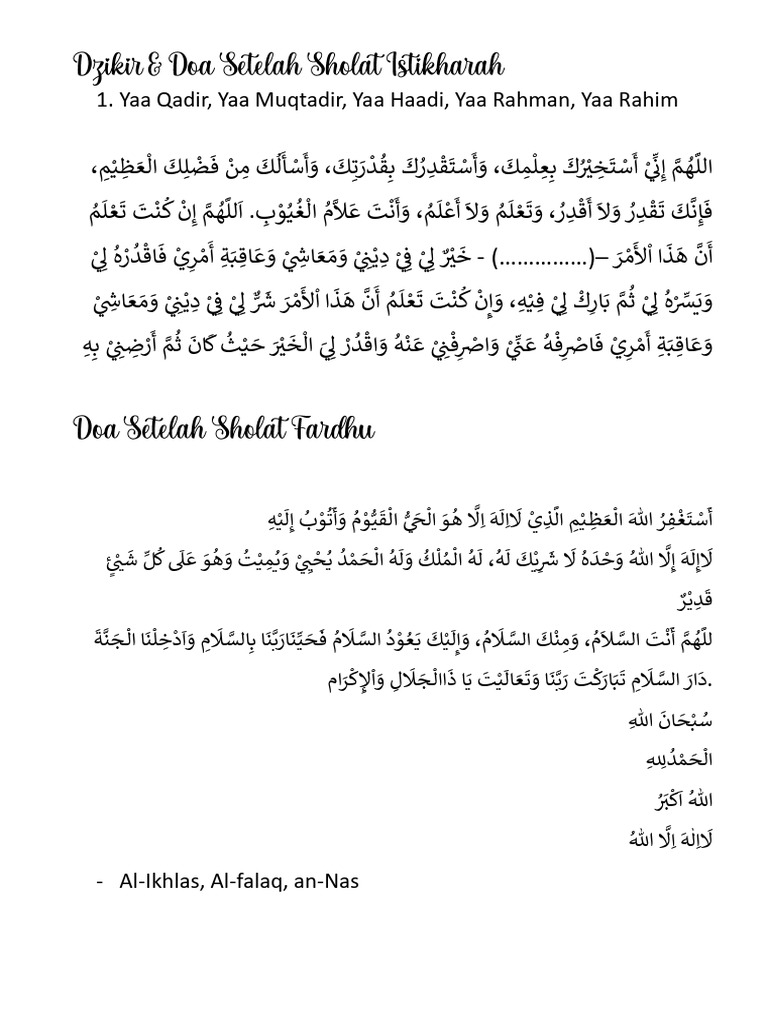 Doa | PDF
