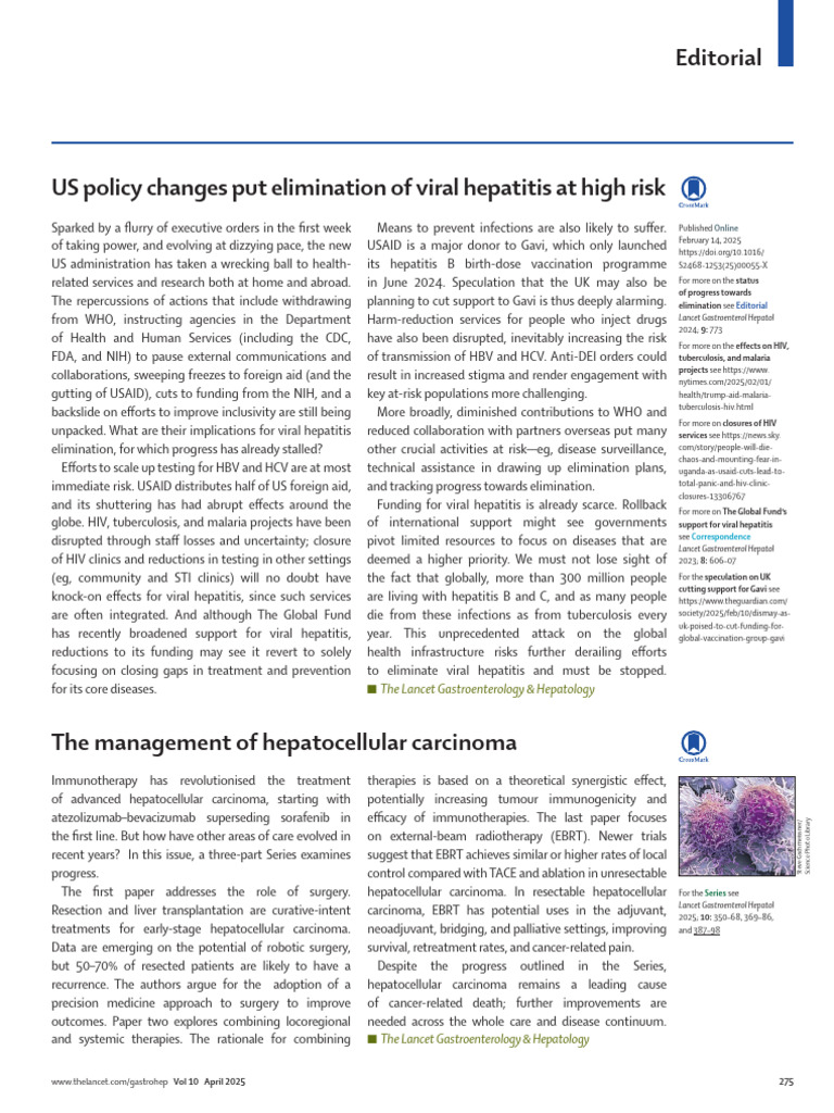 The Management of Hepatocellular Carcinoma - Langas | PDF | Hepatitis ...
