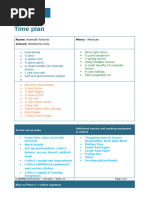 PGL Food Menu 2024-2025 Overview | PDF | Sausage | Salad
