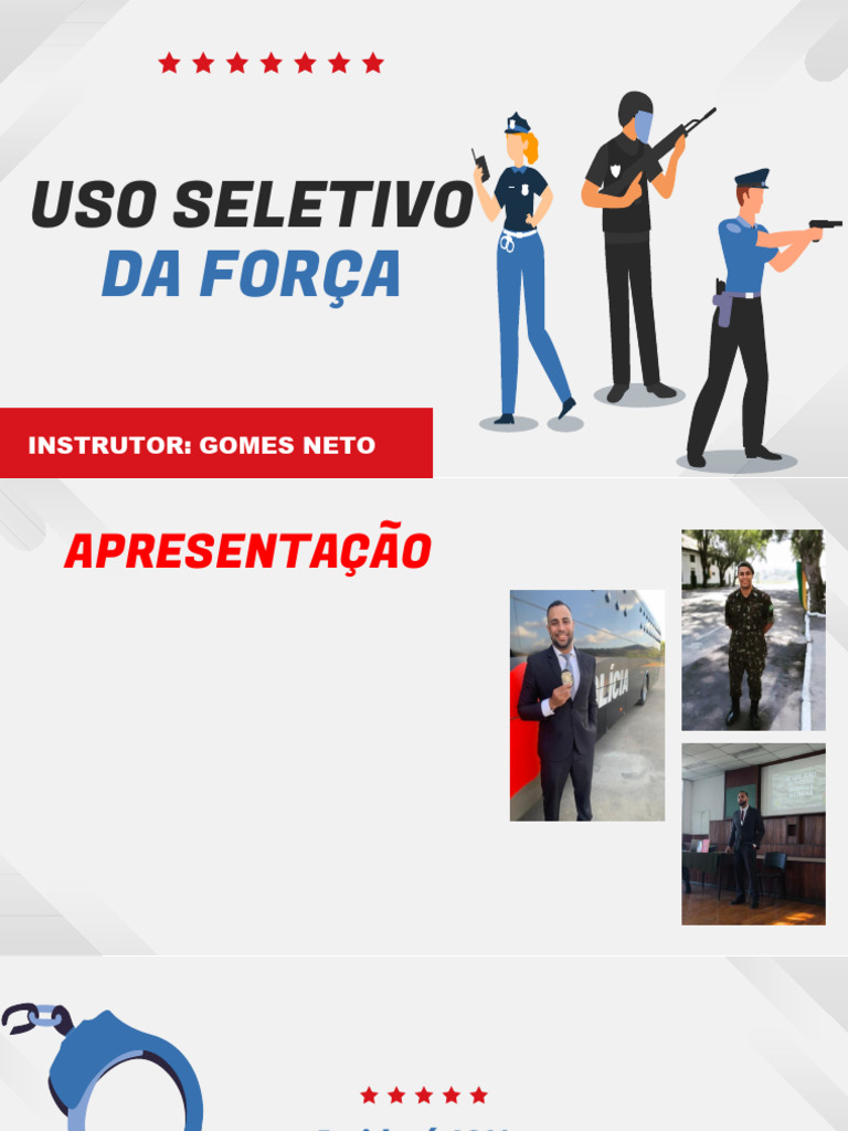 Uso Seletivo da Força: Legislação e Práticas | PDF | Lesão corporal ...