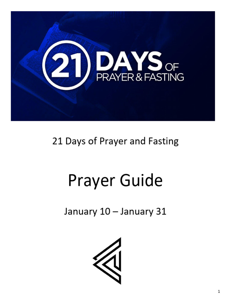 21 Days of Prayer and Fasting Guide | PDF | Lord's Prayer | Prayer