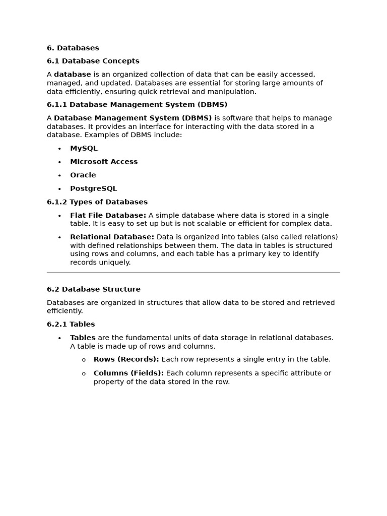 Database Concepts and Normalization | PDF | Databases | Relational Database