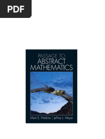 Passage to Abstract Mathematics pdf download