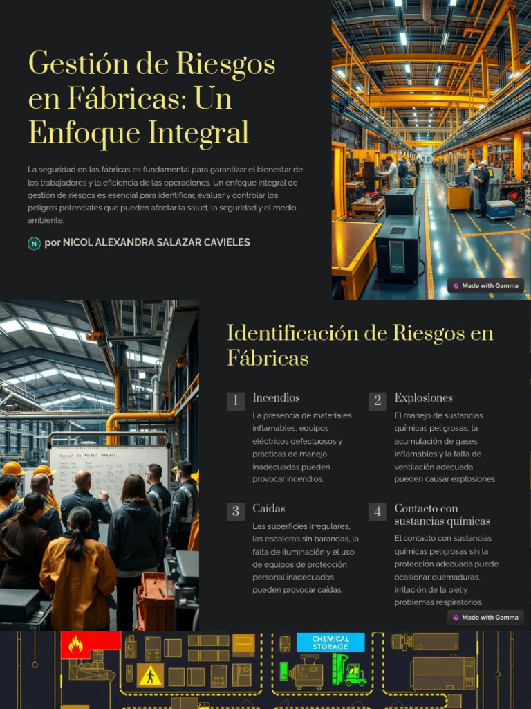 Gestión Integral de Riesgos en Fábricas | PDF | Riesgo | Valores