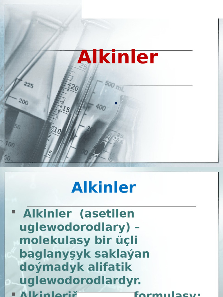 Alkinler | PDF