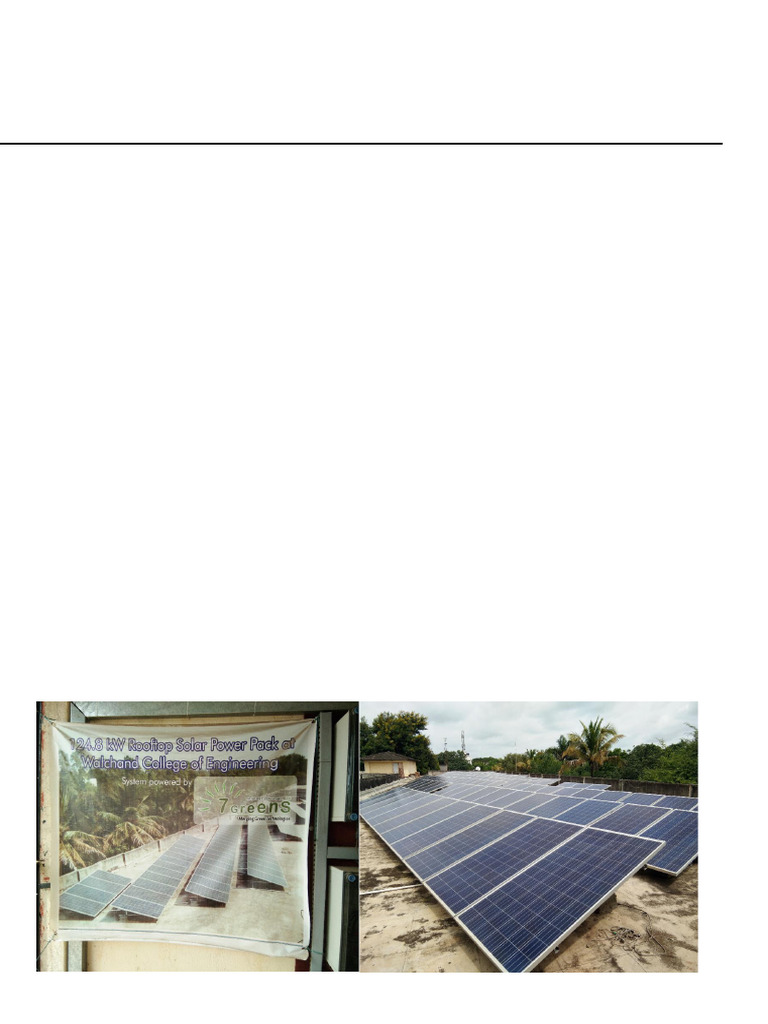 Solar Rooftop Project Report 124.8 kWp | PDF | Photovoltaic System ...