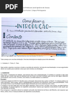 Modelo de Introdução Pronta para Qualquer Tema de Redação | PDF ...