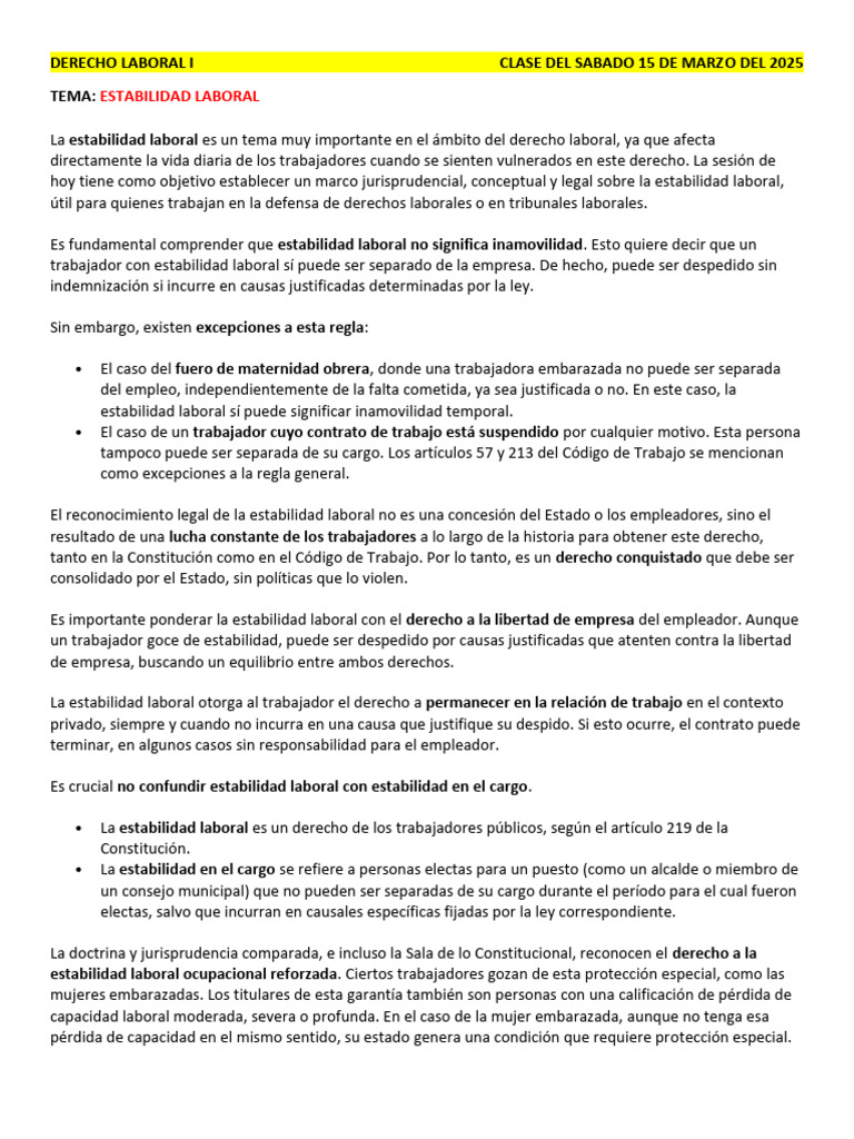 Laborar Parcial II | PDF | Derecho laboral | Sindicato
