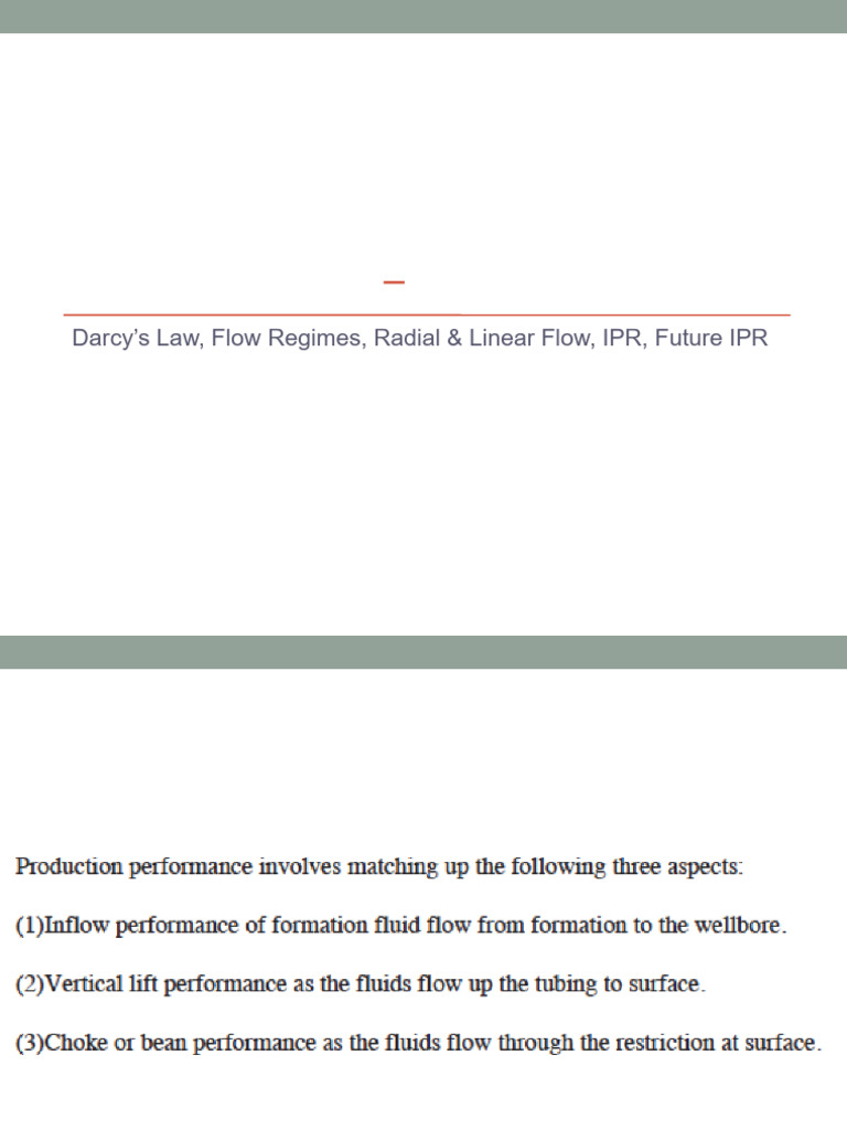 Part 1 Reservoir Deliverability | PDF | Fluid Dynamics | Gases