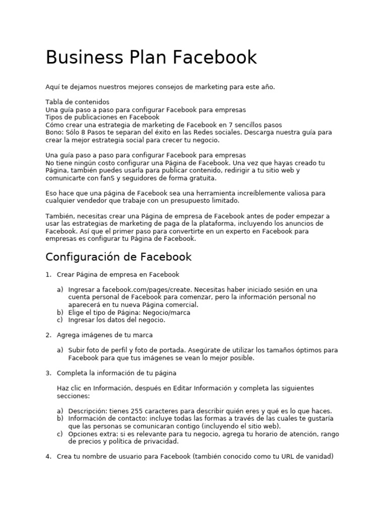 Marketing de Facebook en 2020 | PDF | Facebook | Marca