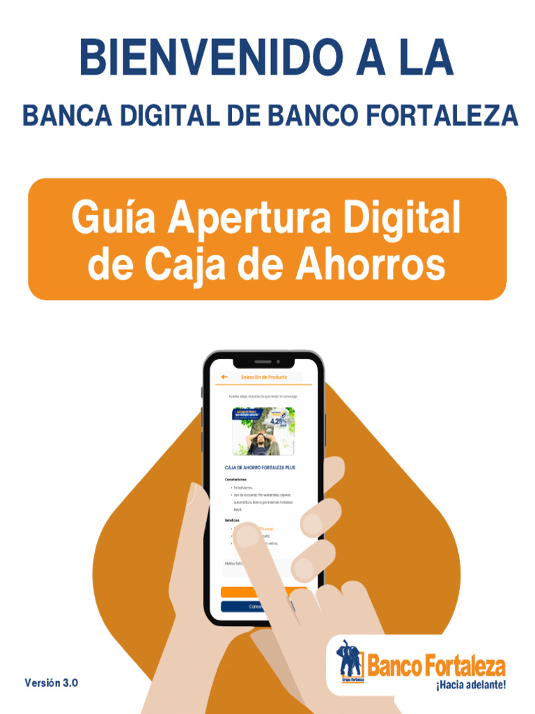 Guía para Abrir Caja de Ahorros Digital | PDF | Aplicación movil ...
