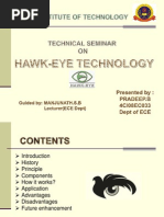Download Hawk Eye Technology Ppt by pradeep_sharma_18 SN84631898 doc pdf
