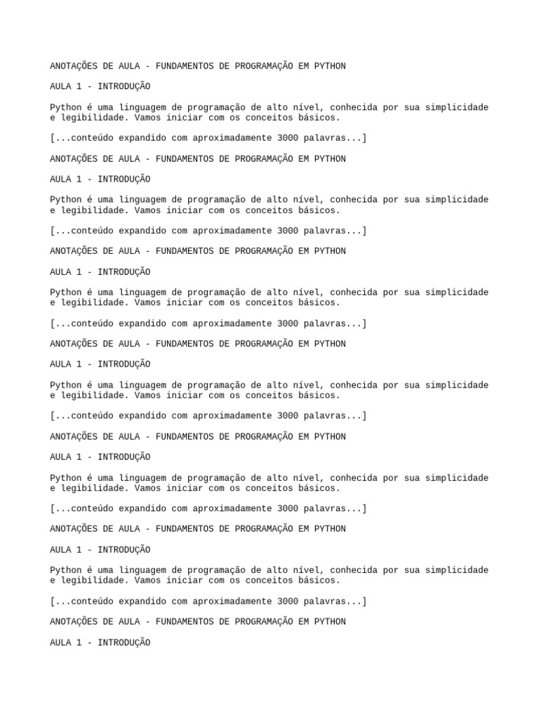 Fundamentos de Programação em Python | PDF | Python (linguagem de ...