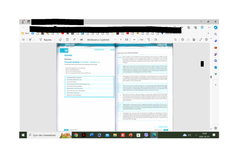 Task One, Reading, Paragraph Headings | PDF