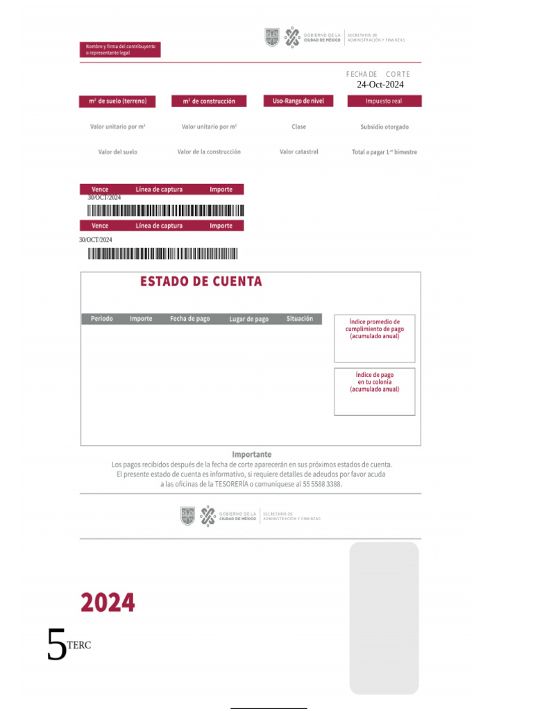 Propuesta de Impuesto Predial CDMX | PDF | Impuestos | Finanzas del ...