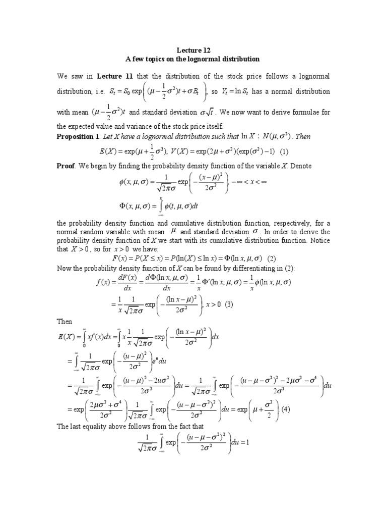 Lecture 12 | PDF