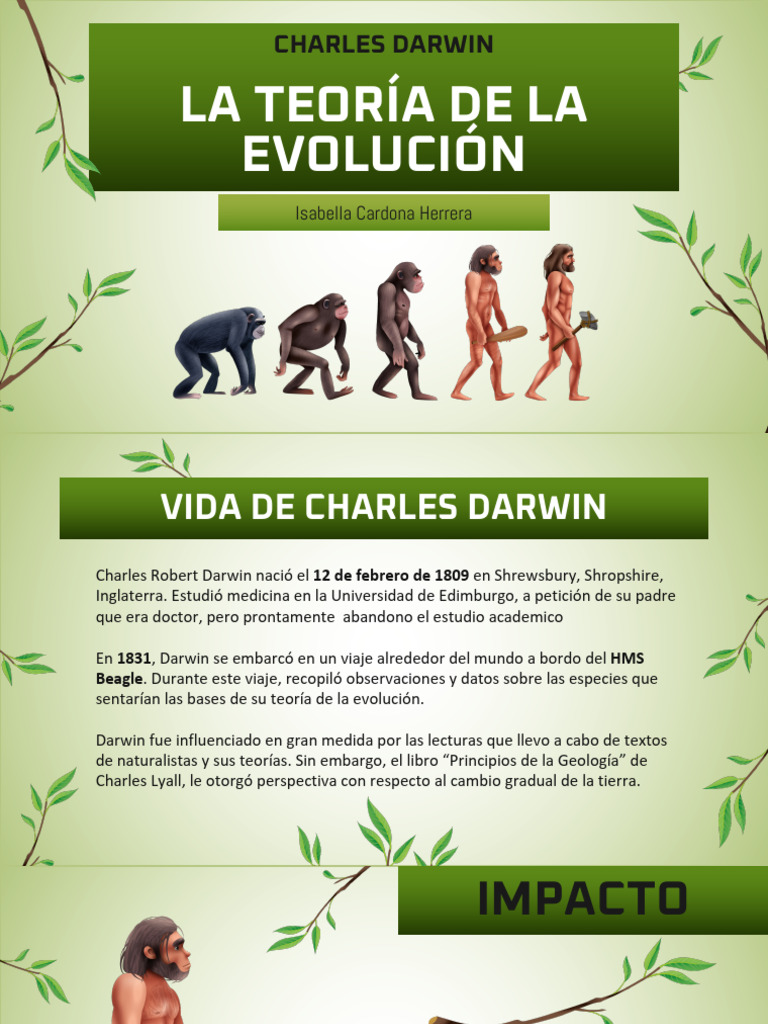 La Evolución | PDF | Charles Darwin | Evolución