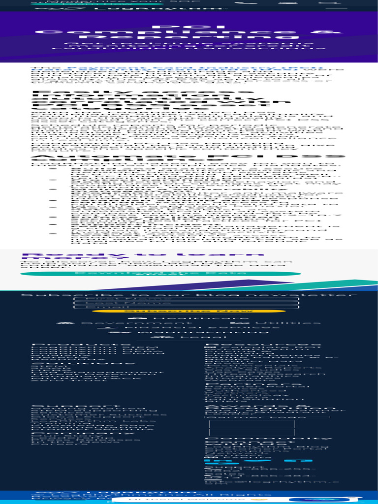 PCI DSS Compliance Reporting Solutions | PDF | Payment Card Industry ...