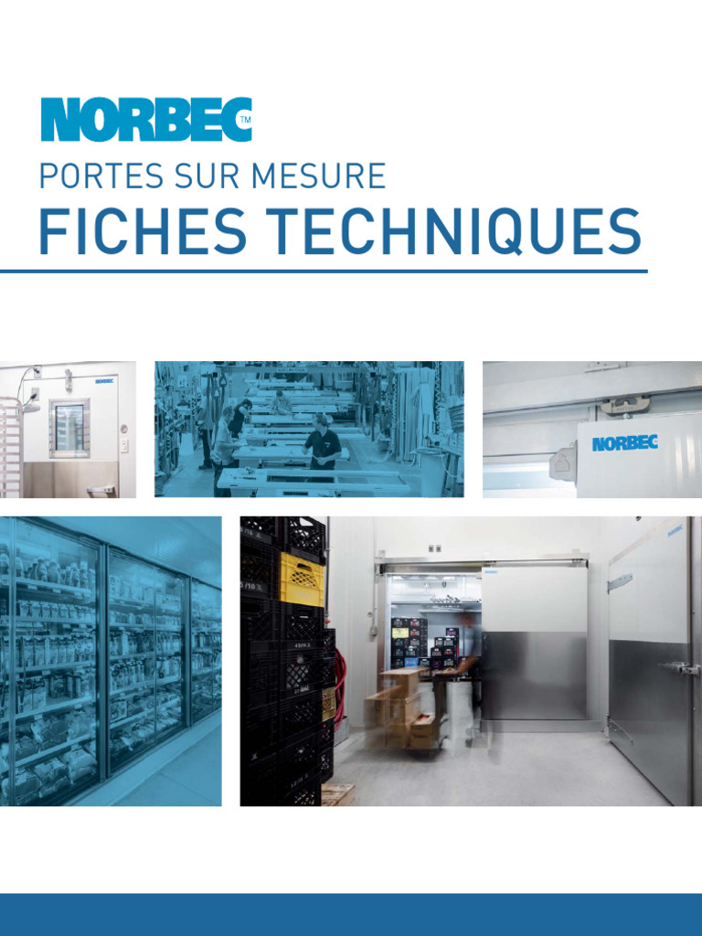 Portes Coulissantes Sur Mesure Norbec | PDF | Acier | Corrosion