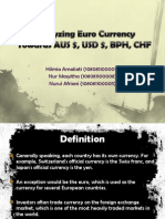 Analyzing Euro Currency Towards AUS $, USD $,