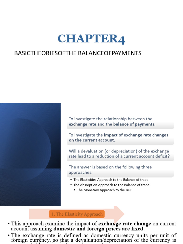 Key Theories of Balance of Payments | PDF | Exchange Rate | Balance Of ...