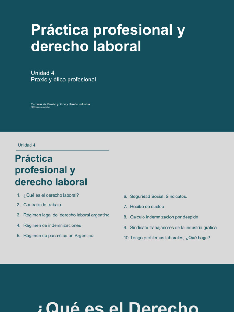 Guía de Derecho Laboral en Argentina | PDF | Derecho laboral ...