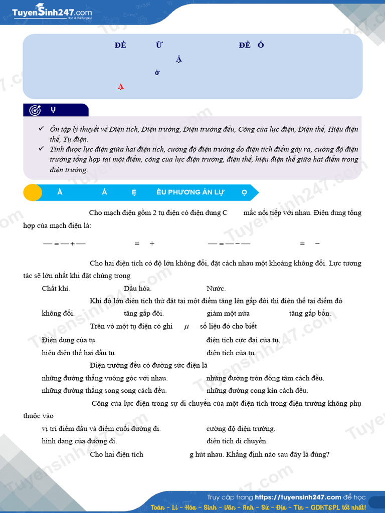 2. Đề ôn tập giữa học kì 2 - Môn Lí lớp 11 - Đề 2 (KNTT) | PDF