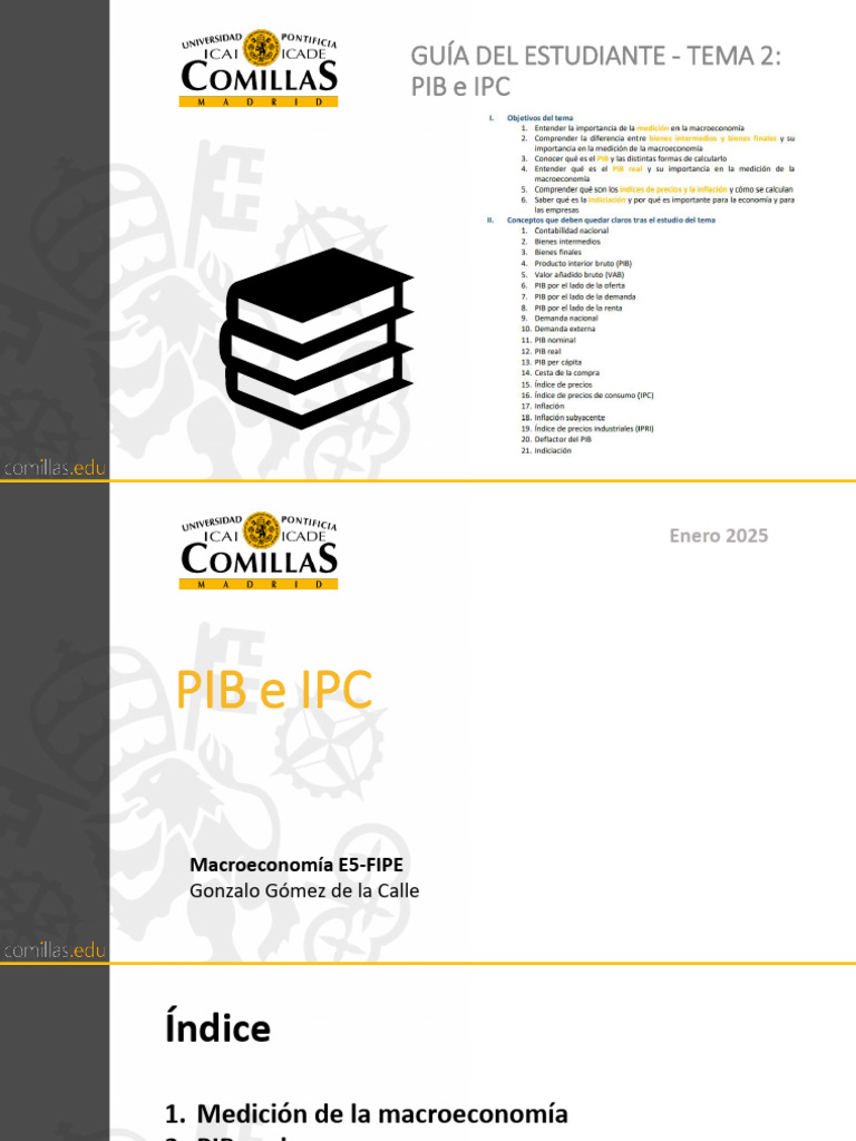 Tema 2 - PIB e IPC | PDF | Producto Interno Bruto | Índice de precios ...
