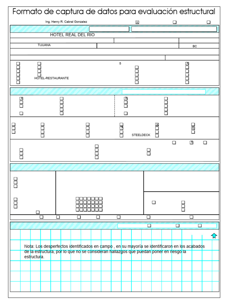 Evaluación Estructural de Inmueble en Tijuana | PDF | Fundación ...