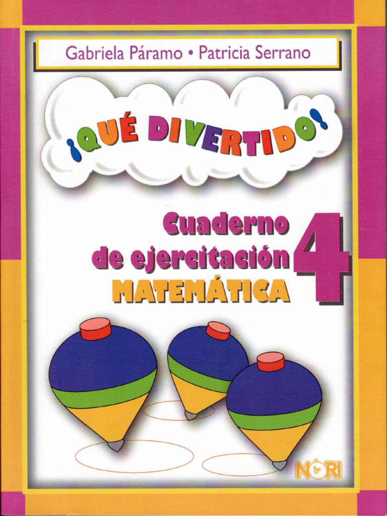Que Divertido Cuaderno de Ejercitacion Matematica 4 | PDF