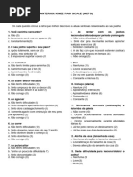 Questionário WOMAC para Artrose em Português | PDF