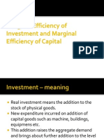 Marginal Efficiency of Capital