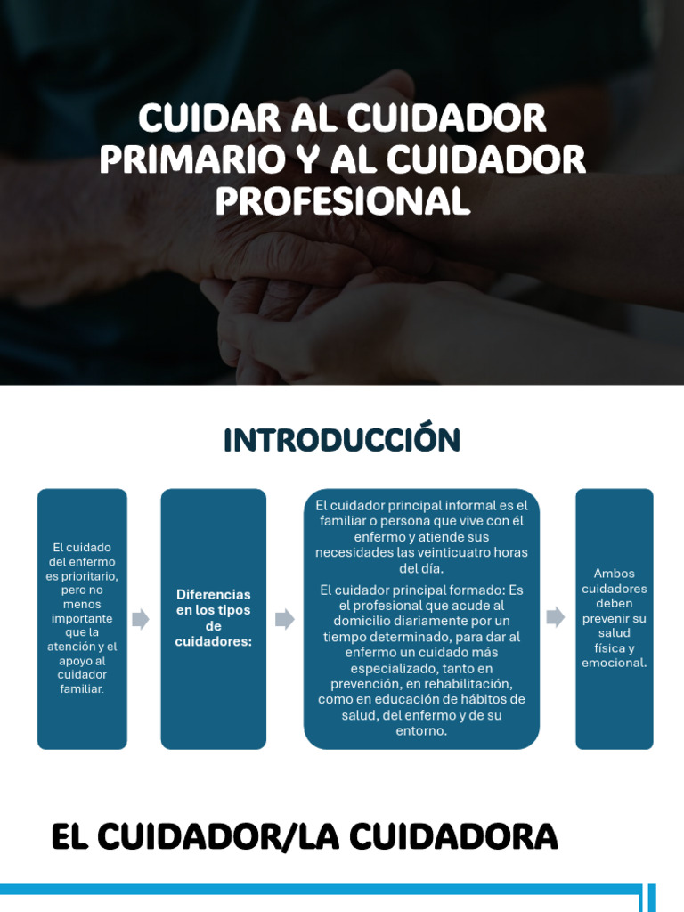 Apoyo al Cuidador Primario | PDF | Ansiedad | Vejez
